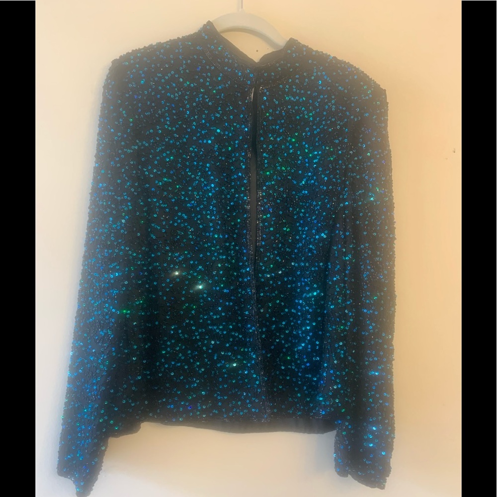 Draper’s and Damon’s size 12 sequined jacket.